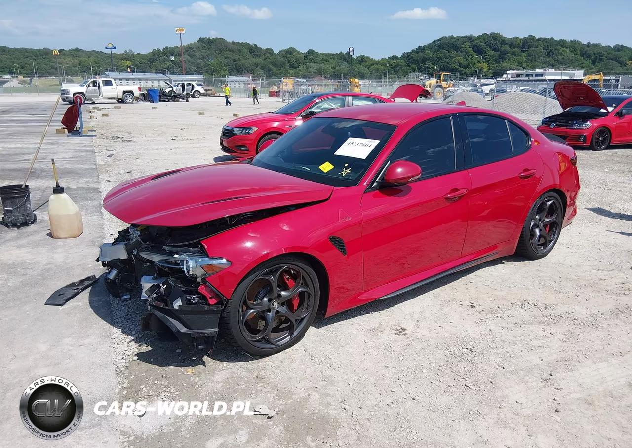 2018 Alfa Romeo Giulia Quadrifoglio Rwd VIN:ZARFAEAV2J7575634 - 2