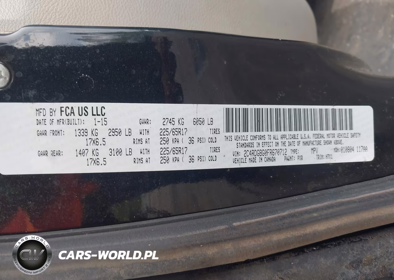 2015 Dodge Grand Caravan American Value Pkg VIN:2C4RDGBG0FR670712 - 9