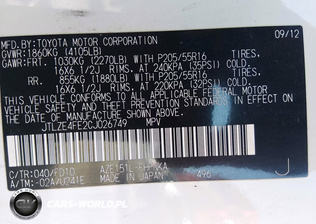 2012 Scion Xb VIN:JTLZE4FE2CJ026749 - 9