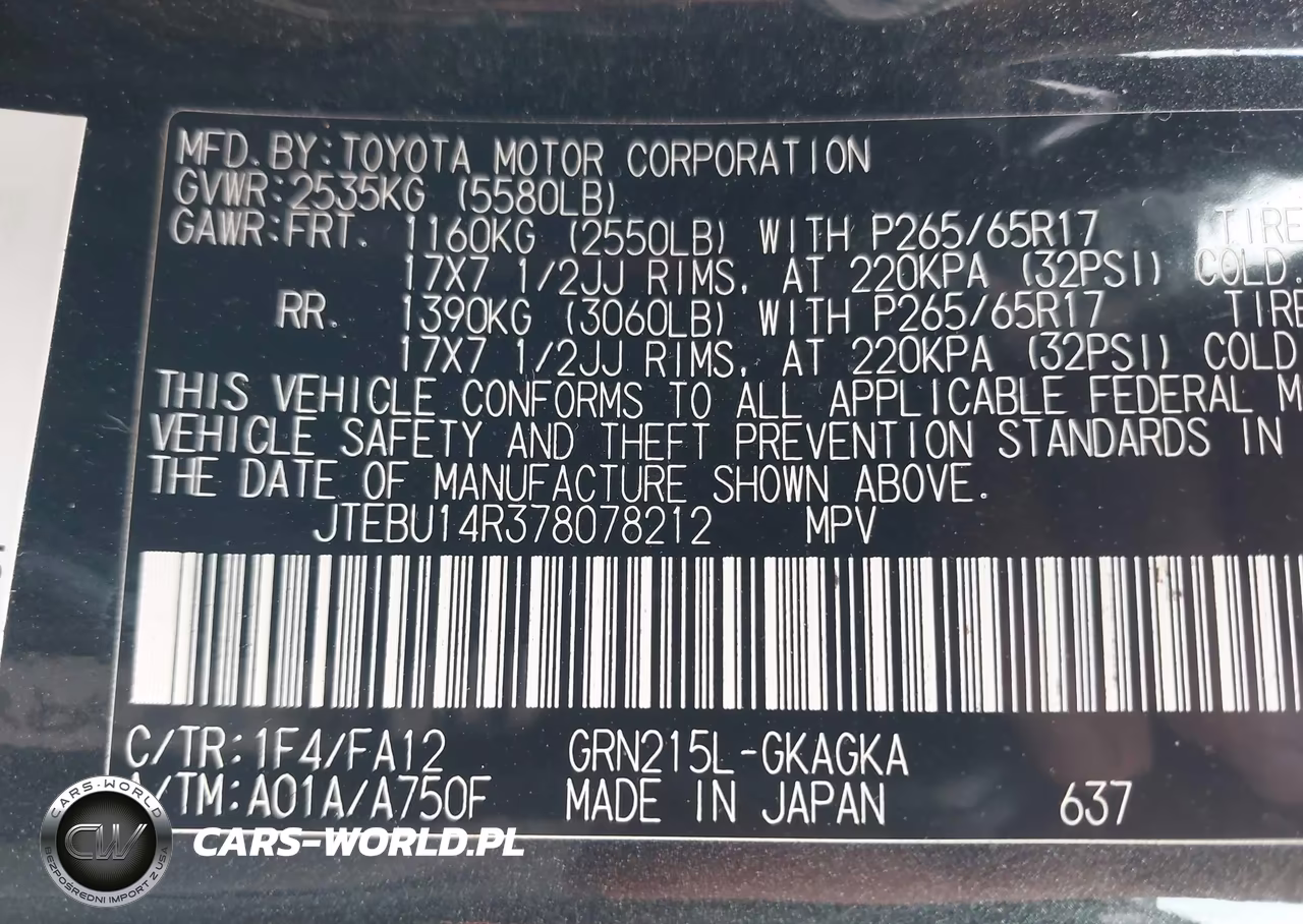 2007 Toyota 4Runner Sr5 V6 VIN:JTEBU14R378078212 - 9