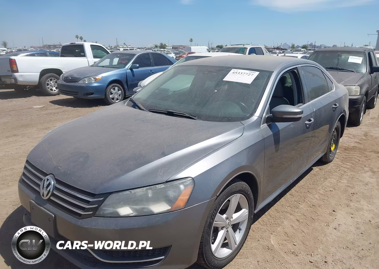 2013 Volkswagen Passat 2.5L Se VIN:1VWBH7A30DC021242 - 2