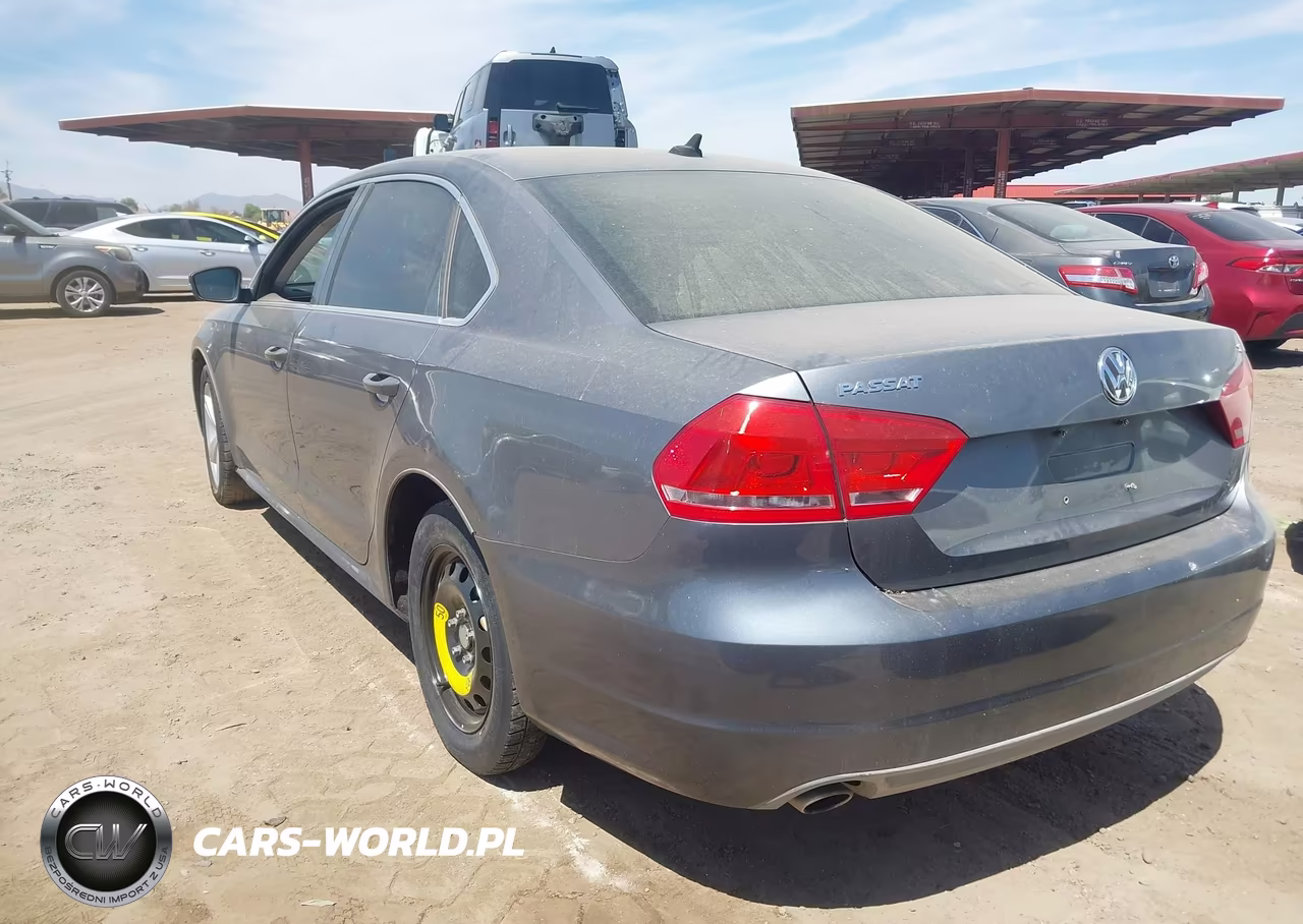 2013 Volkswagen Passat 2.5L Se VIN:1VWBH7A30DC021242 - 3