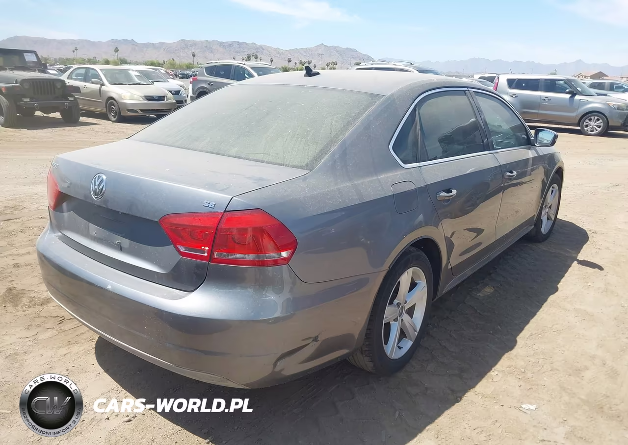 2013 Volkswagen Passat 2.5L Se VIN:1VWBH7A30DC021242 - 4