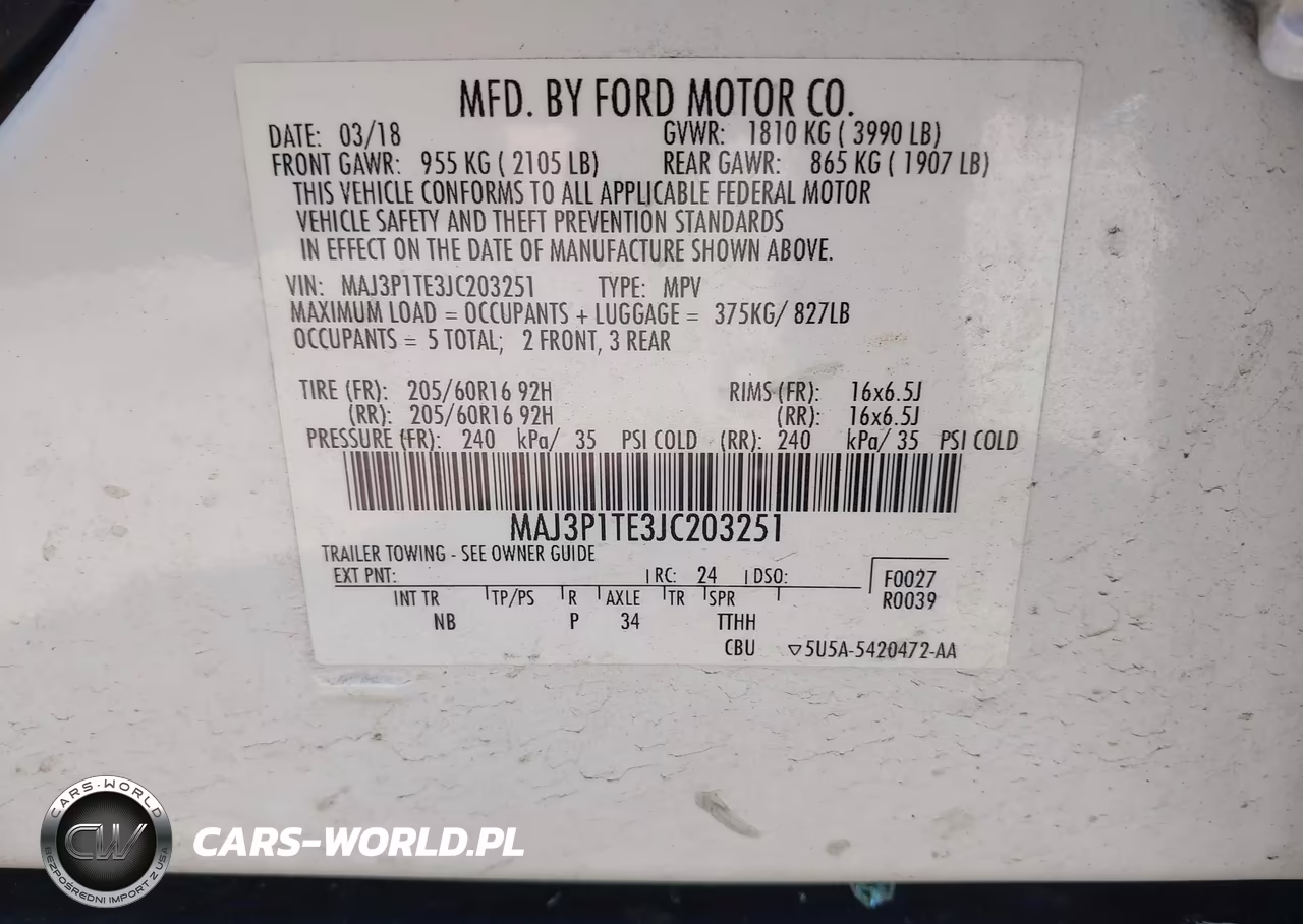 2018 Ford Ecosport Se VIN:MAJ3P1TE3JC203251 - 9