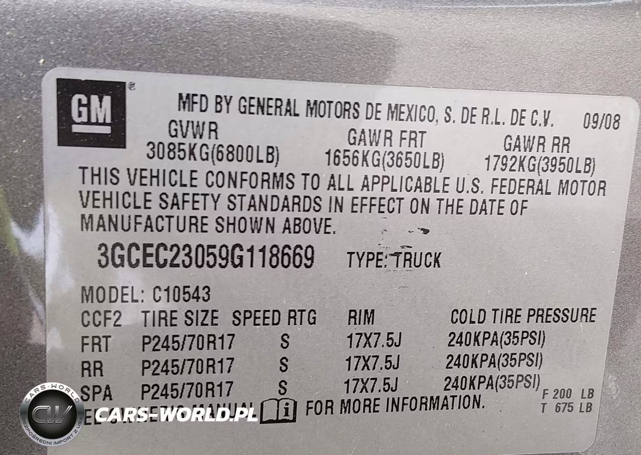 2009 Chevrolet Silverado 1500 Lt VIN:3GCEC23059G118669 - 9