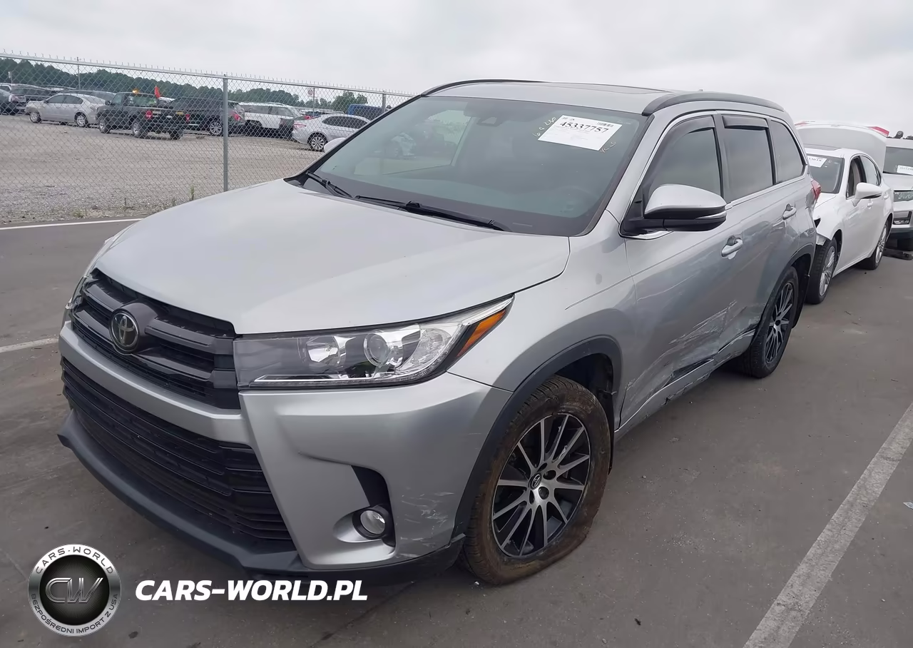 2018 Toyota Highlander Se VIN:5TDJZRFH3JS540792 - 2