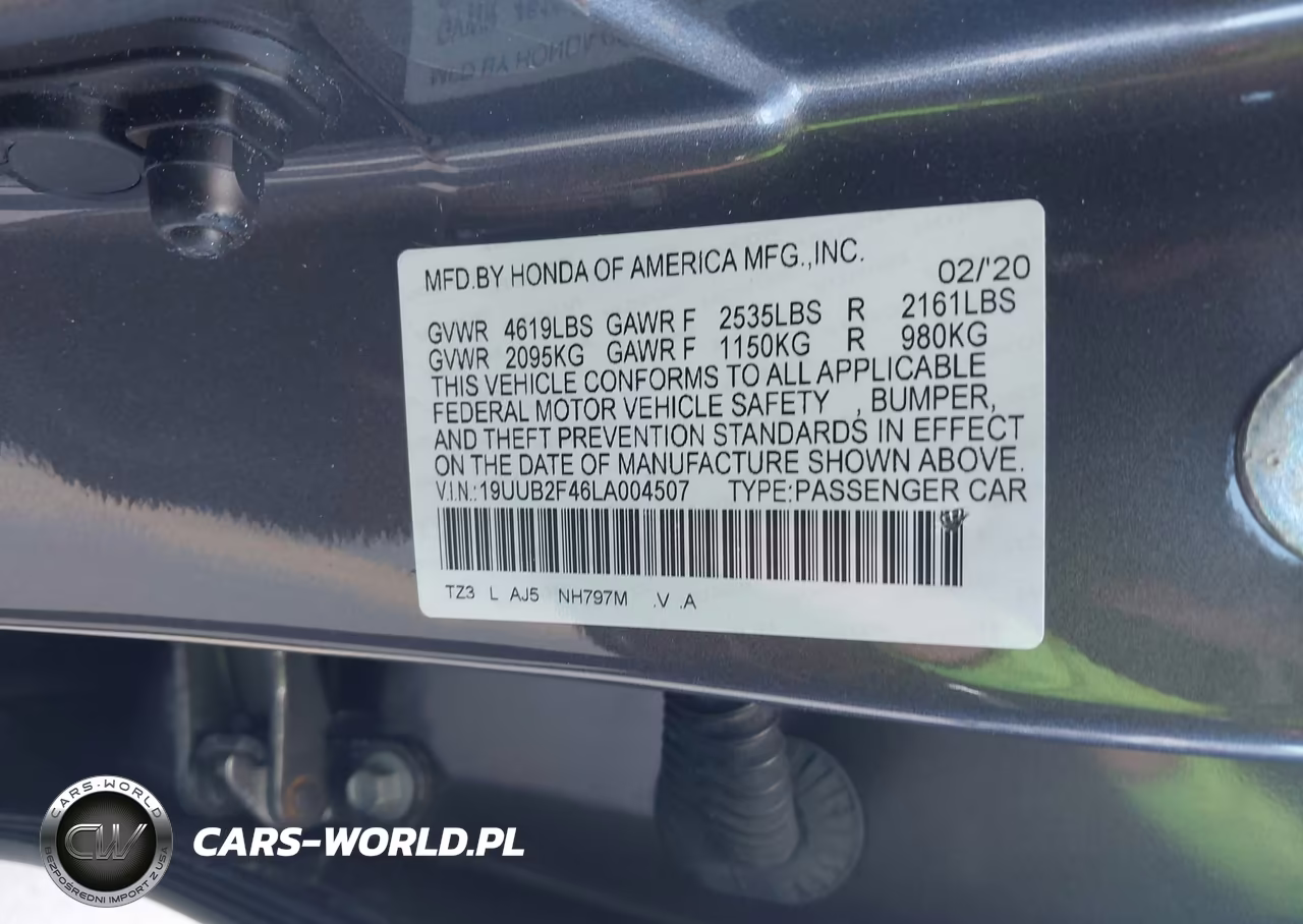 2020 Acura Tlx Tech Package VIN:19UUB2F46LA004507 - 9