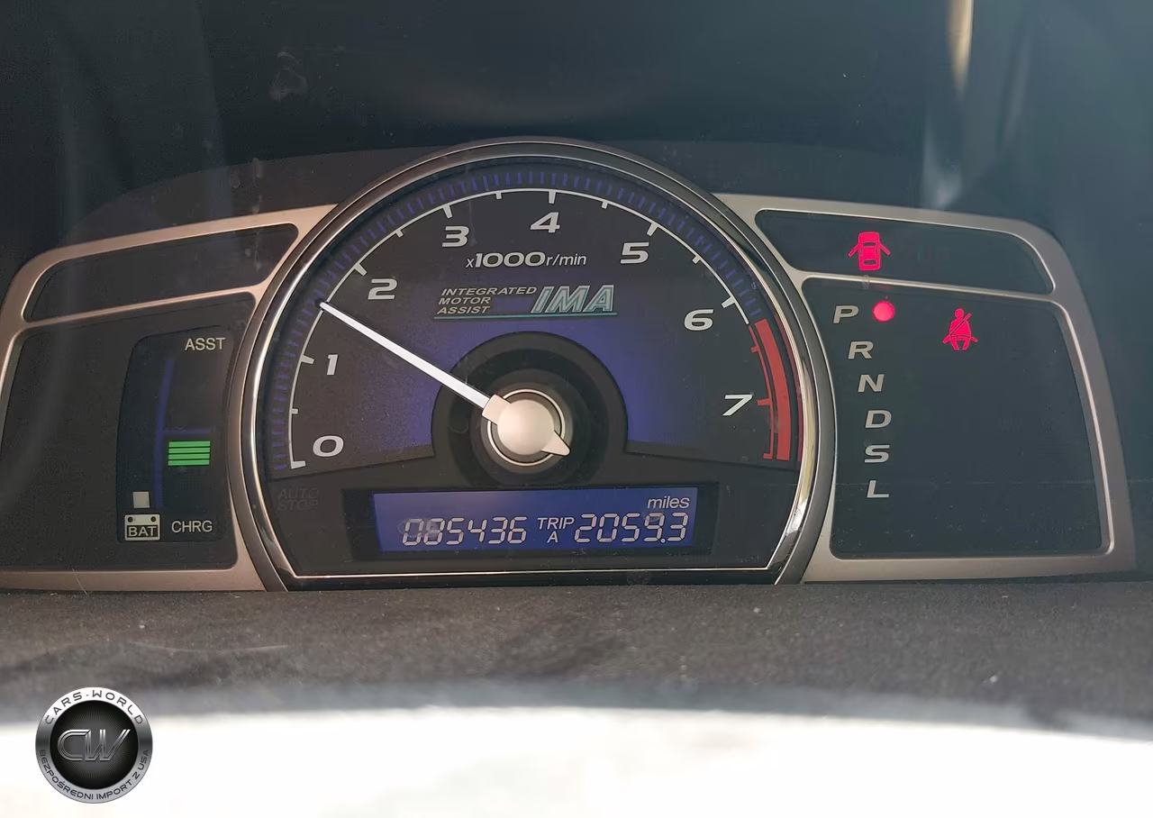 2006 Honda Civic Hybrid VIN:JHMFA36256S012819 - 7