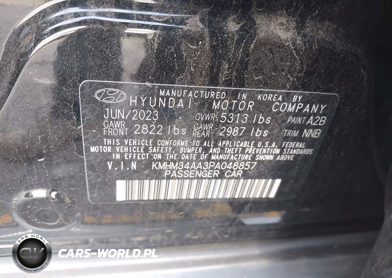 2023 Hyundai Ioniq 6 Sel VIN:KMHM34AA3PA048857 - 9
