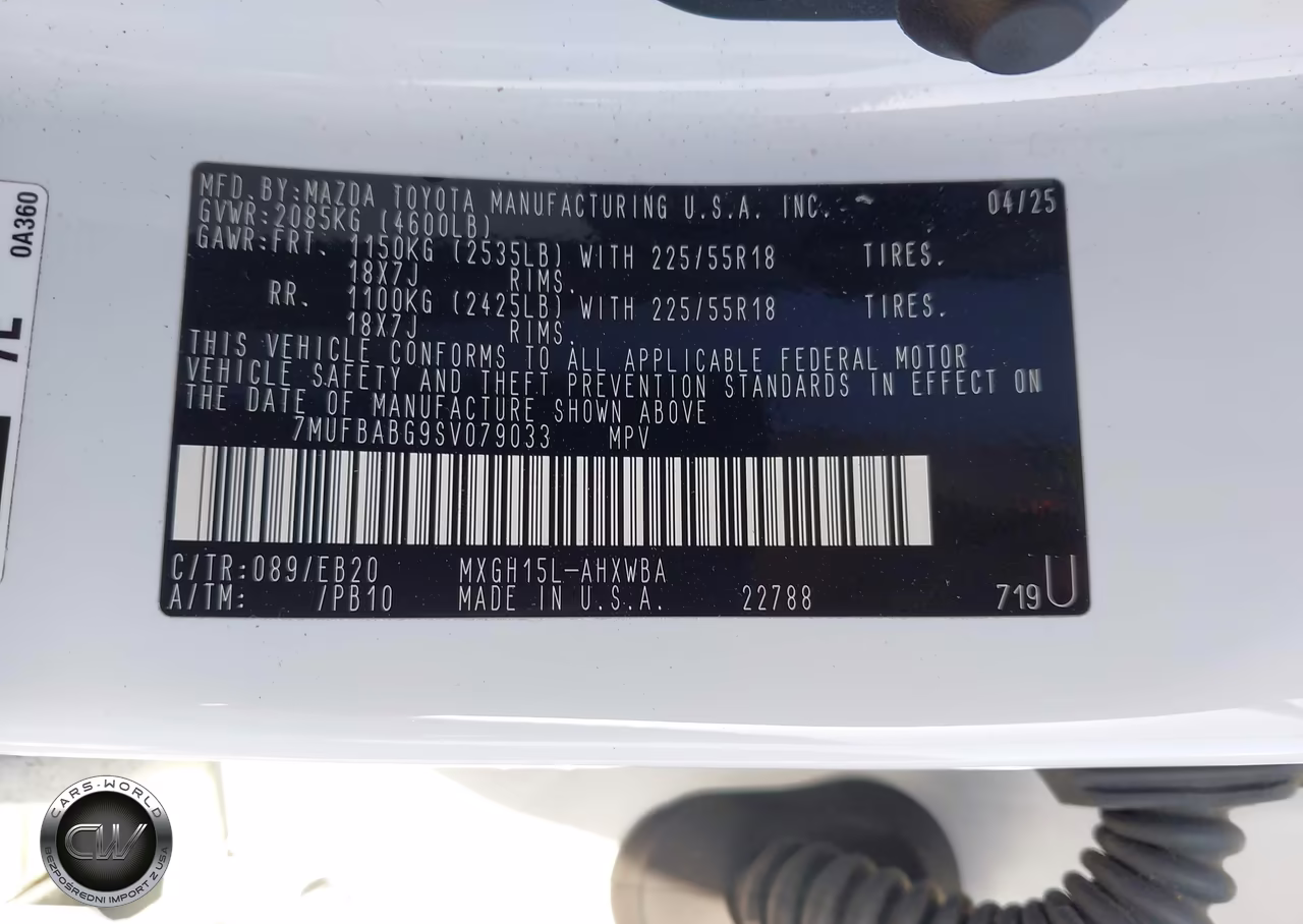 2025 Toyota Corolla Cross Hybrid Xse VIN:7MUFBABG9SV079033 - 9