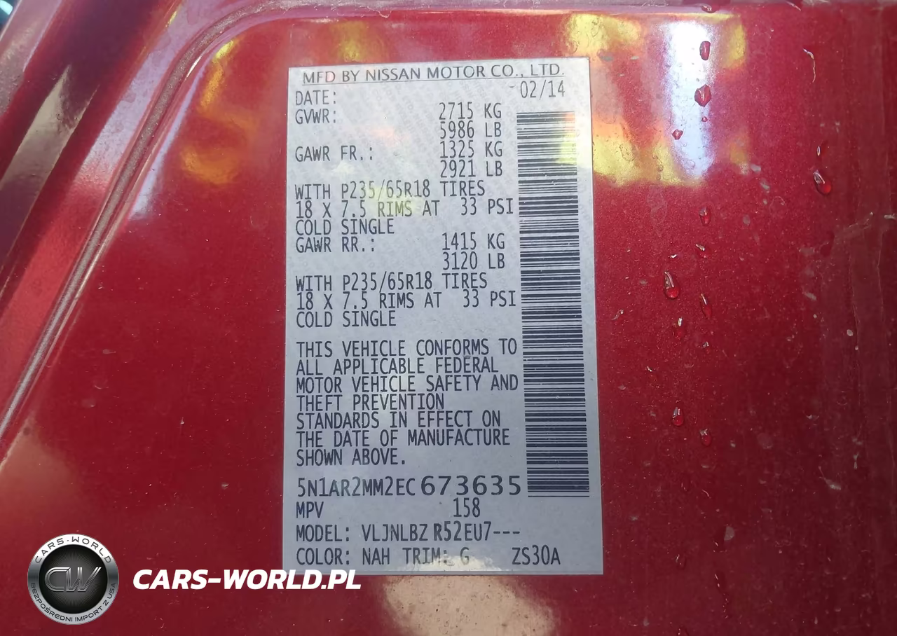 2014 Nissan Pathfinder S VIN:5N1AR2MM2EC673635 - 9