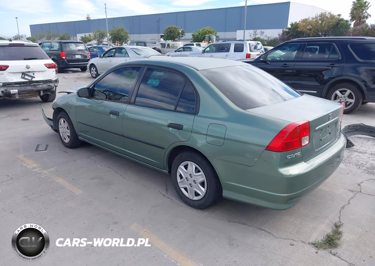 2004 Honda Civic Vp VIN:2HGES16354H554337 - 3