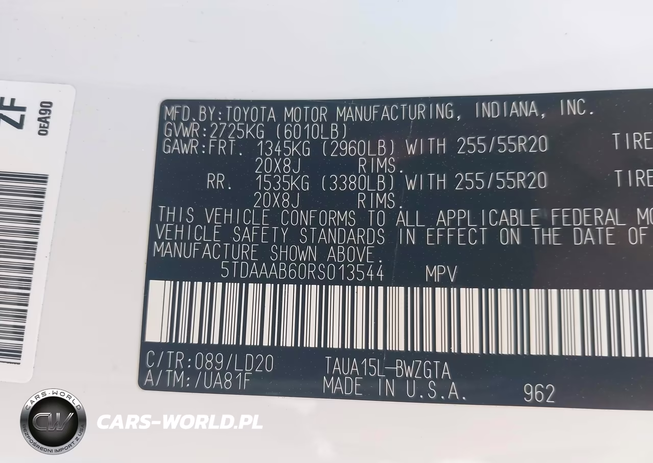 2024 Lexus Tx 350 Base-350 Premium-350 Luxury VIN:5TDAAAB60RS013544 - 9