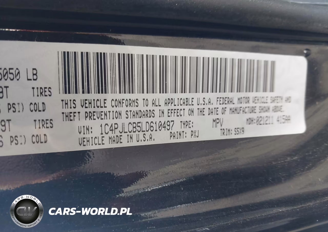 2020 Jeep Cherokee Latitude Fwd VIN:1C4PJLCB5LD610497 - 9