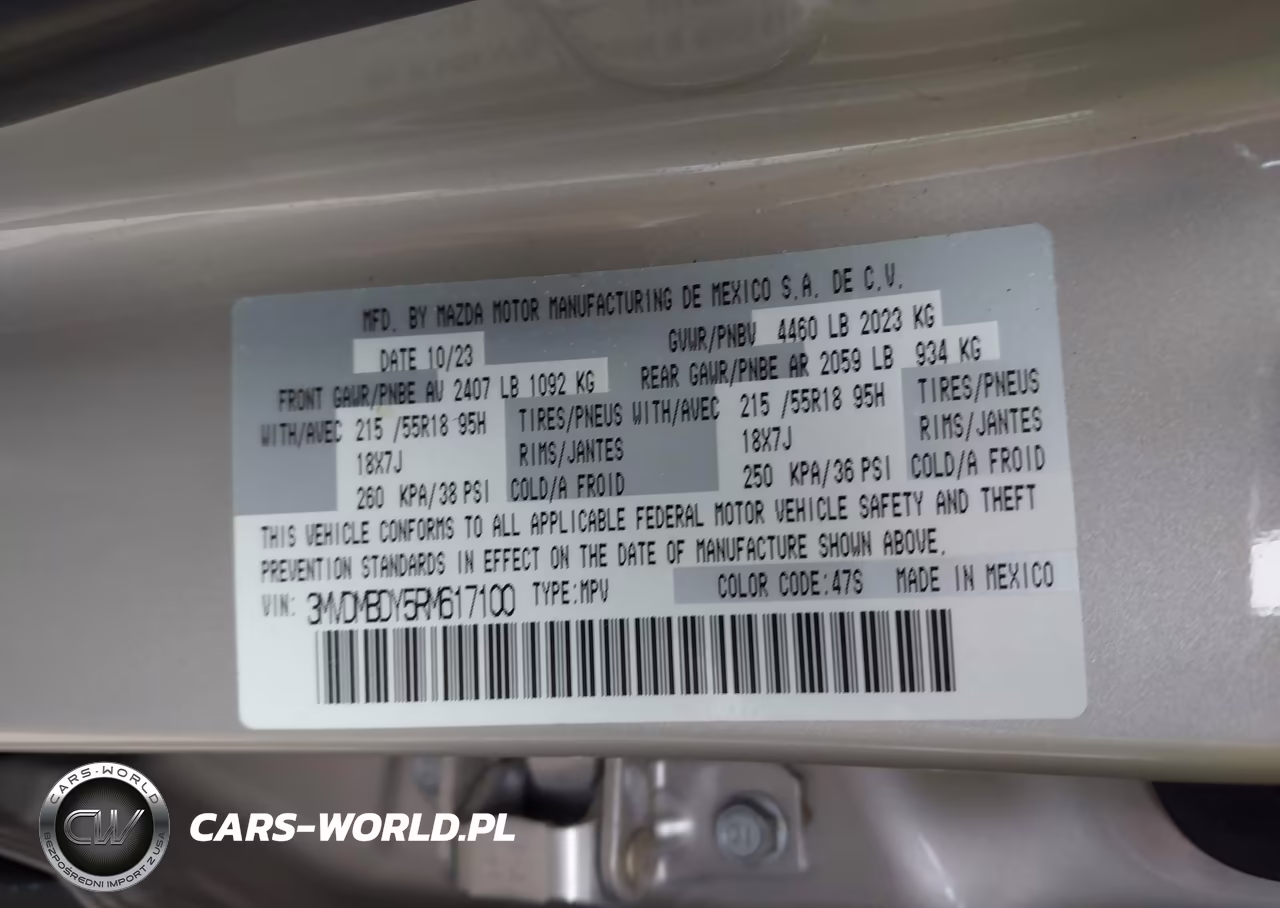 2024 Mazda Cx-30 2.5 Turbo Premium Package VIN:3MVDMBDY5RM617100 - 9