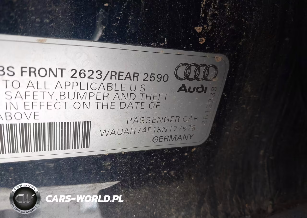 2008 Audi A6 3.2 VIN:WAUAH74F18N177978 - 9
