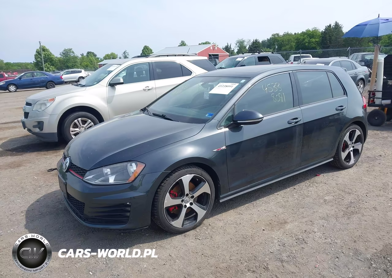 2015 Volkswagen Golf Gti 2.0T Se 4-Door VIN:3VW5T7AU8FM001066 - 2