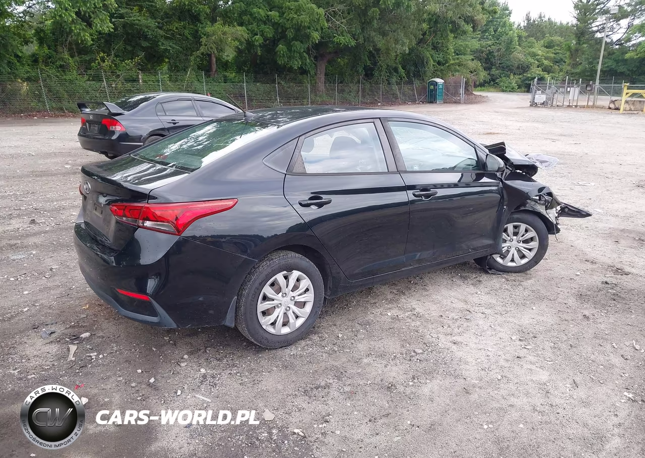 2019 Hyundai Accent Se VIN:3KPC24A34KE055357 - 4