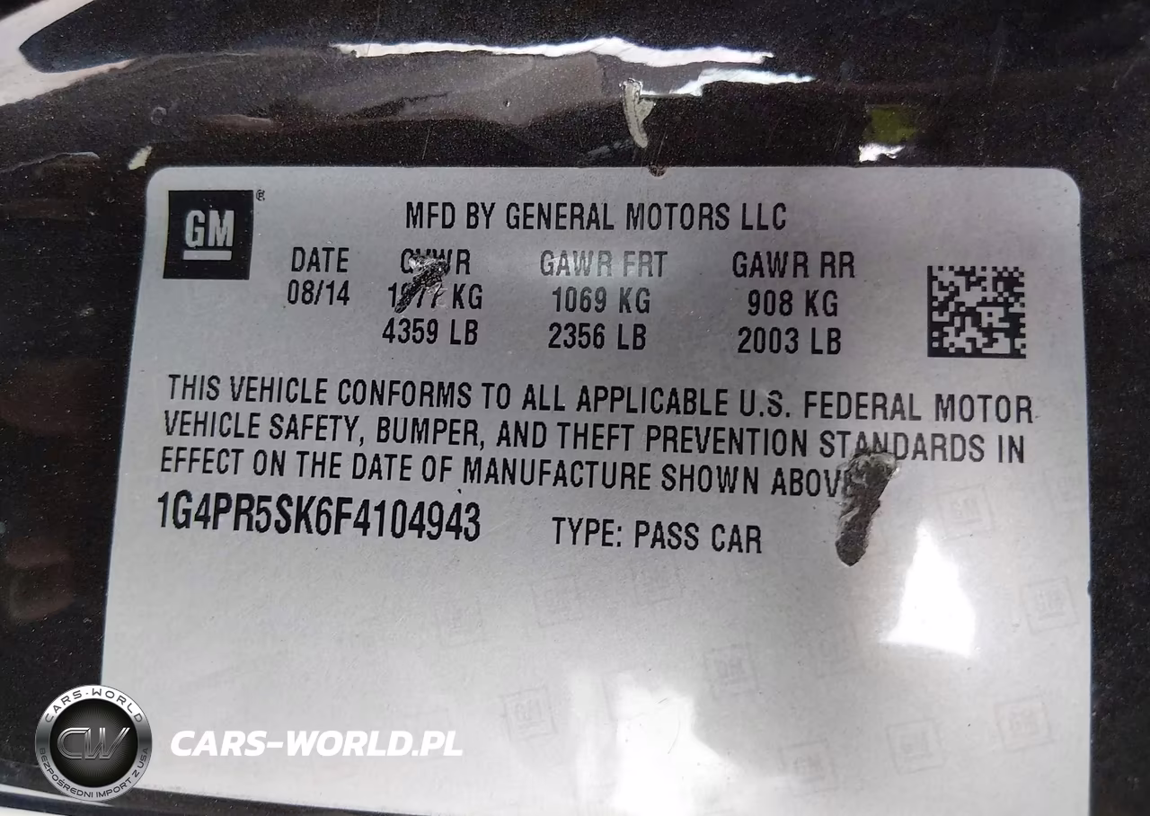 2015 Buick Verano Convenience Group VIN:1G4PR5SK6F4104943 - 9
