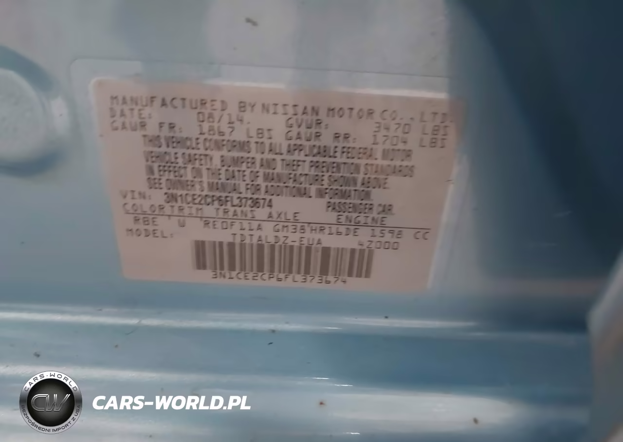 2015 Nissan Versa Note Sv VIN:3N1CE2CP6FL373674 - 9