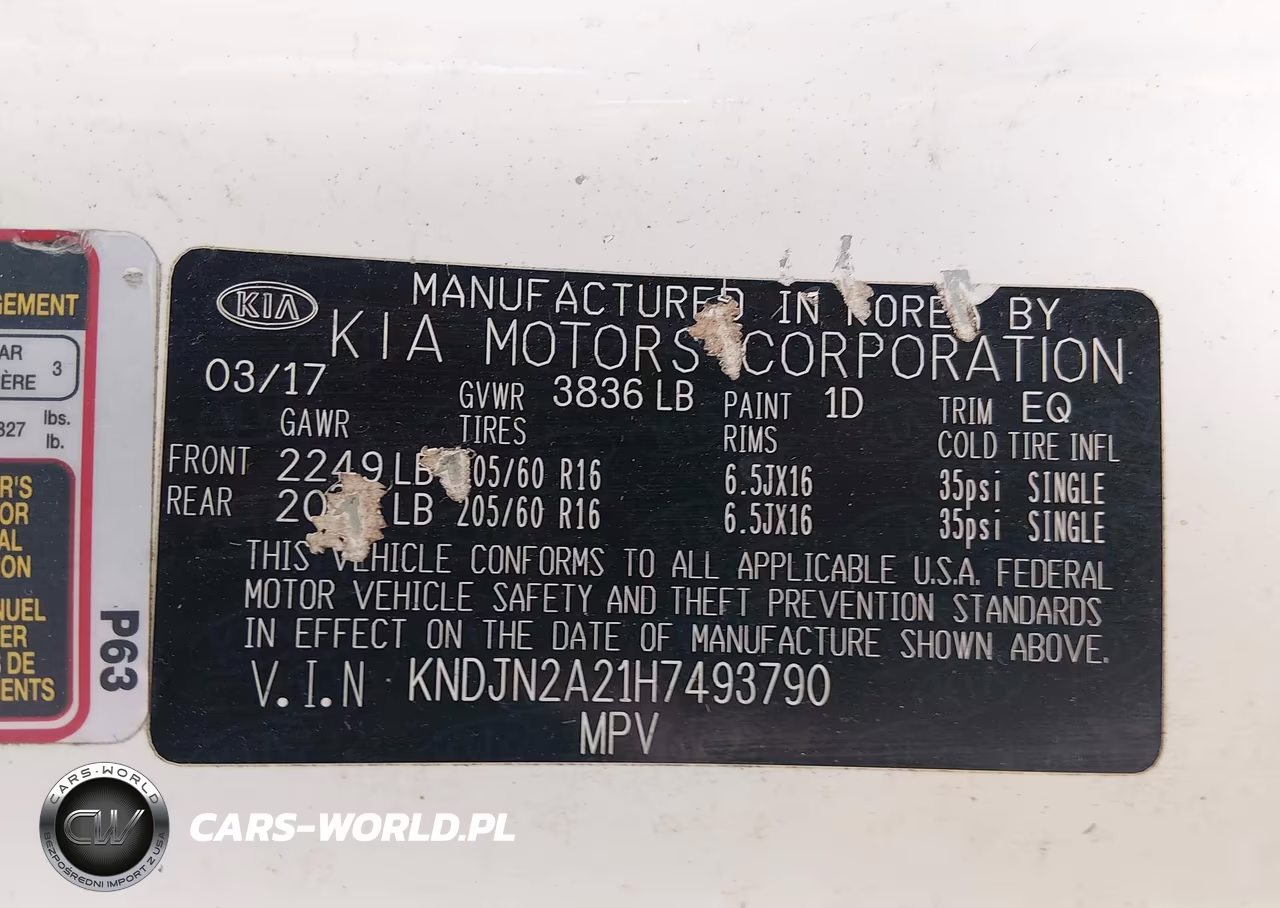 2017 Kia Soul VIN:KNDJN2A21H7493790 - 9
