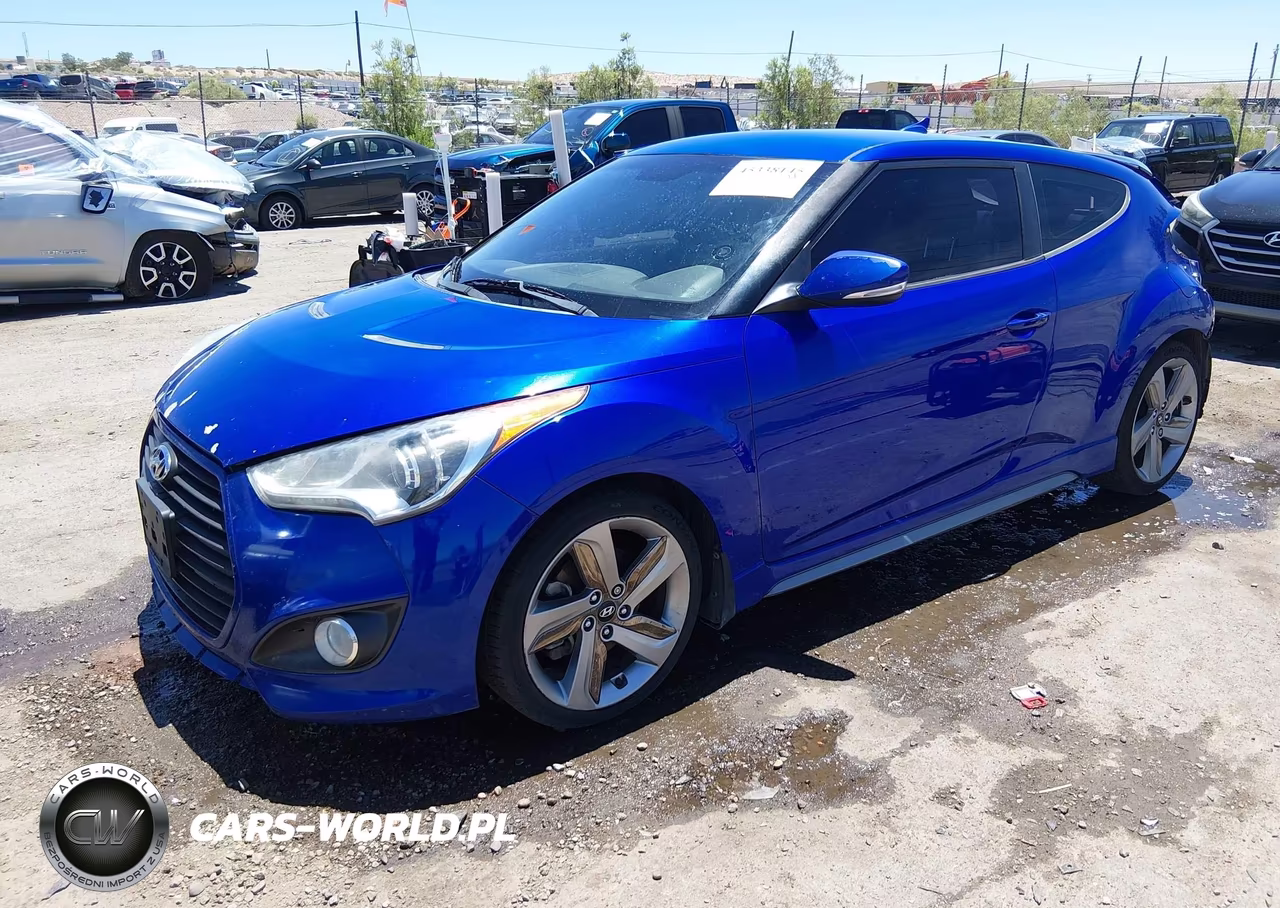 2013 Hyundai Veloster Turbo W-Black VIN:KMHTC6AE6DU157690 - 2