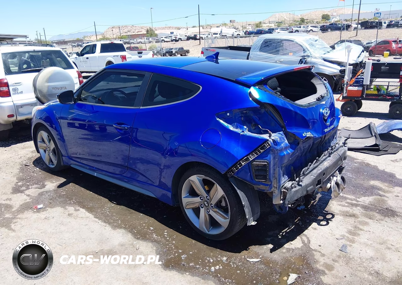 2013 Hyundai Veloster Turbo W-Black VIN:KMHTC6AE6DU157690 - 3