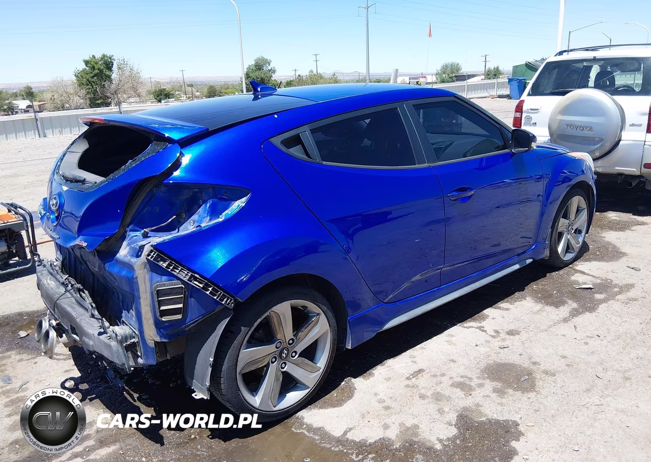 2013 Hyundai Veloster Turbo W-Black VIN:KMHTC6AE6DU157690 - 4