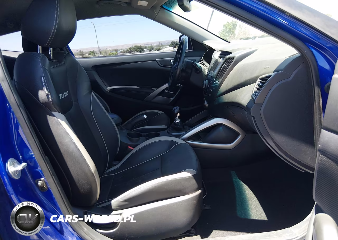 2013 Hyundai Veloster Turbo W-Black VIN:KMHTC6AE6DU157690 - 5