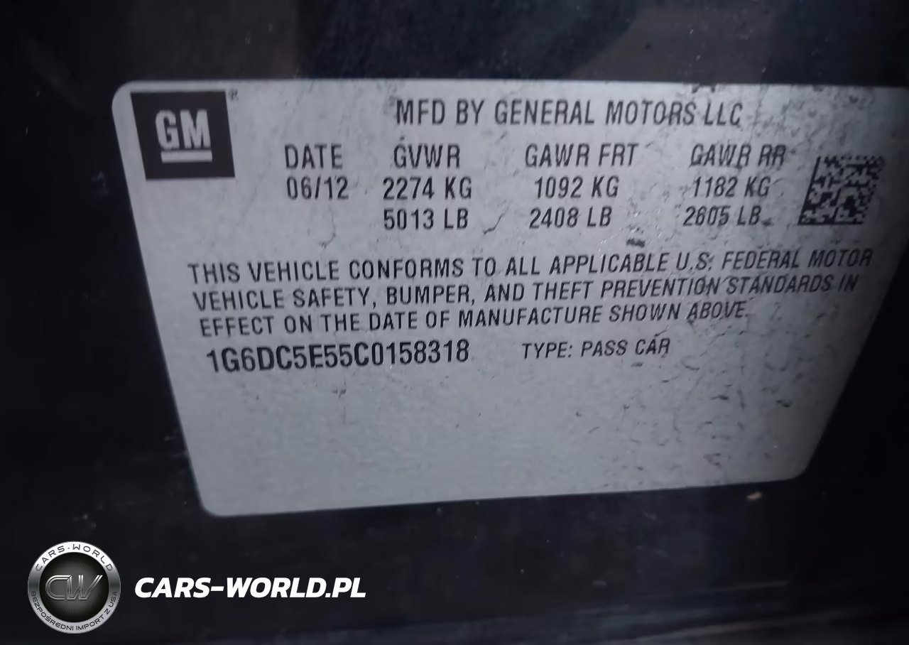2012 Cadillac Cts Standard VIN:1G6DC5E55C0158318 - 9