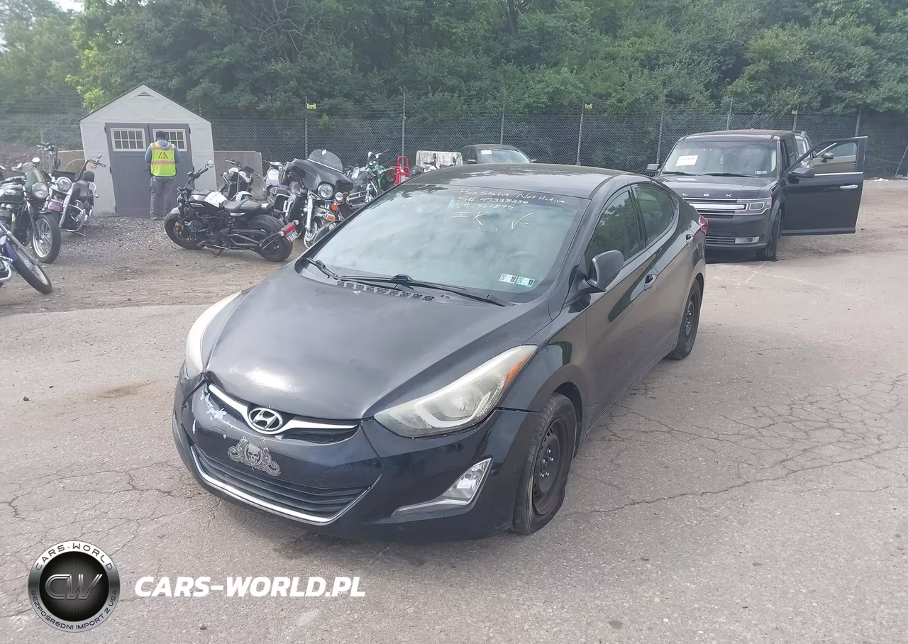 2014 Hyundai Elantra Se VIN:5NPDH4AE1EH461875 - 12
