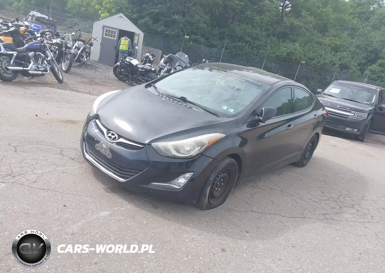 2014 Hyundai Elantra Se VIN:5NPDH4AE1EH461875 - 2
