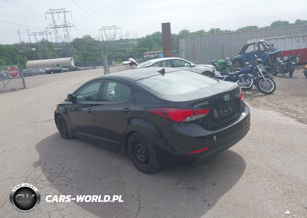 2014 Hyundai Elantra Se VIN:5NPDH4AE1EH461875 - 3