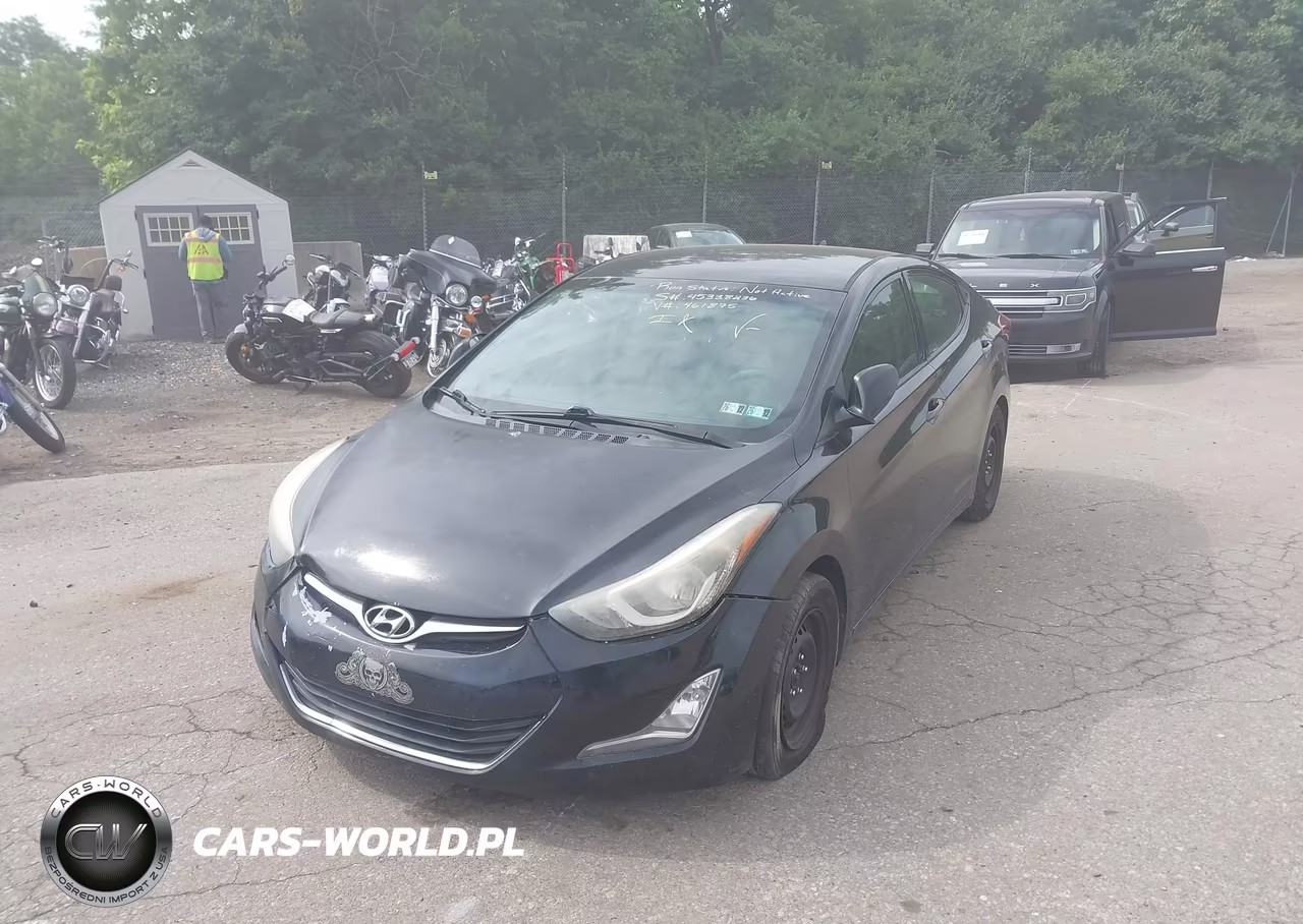 2014 Hyundai Elantra Se VIN:5NPDH4AE1EH461875 - 6