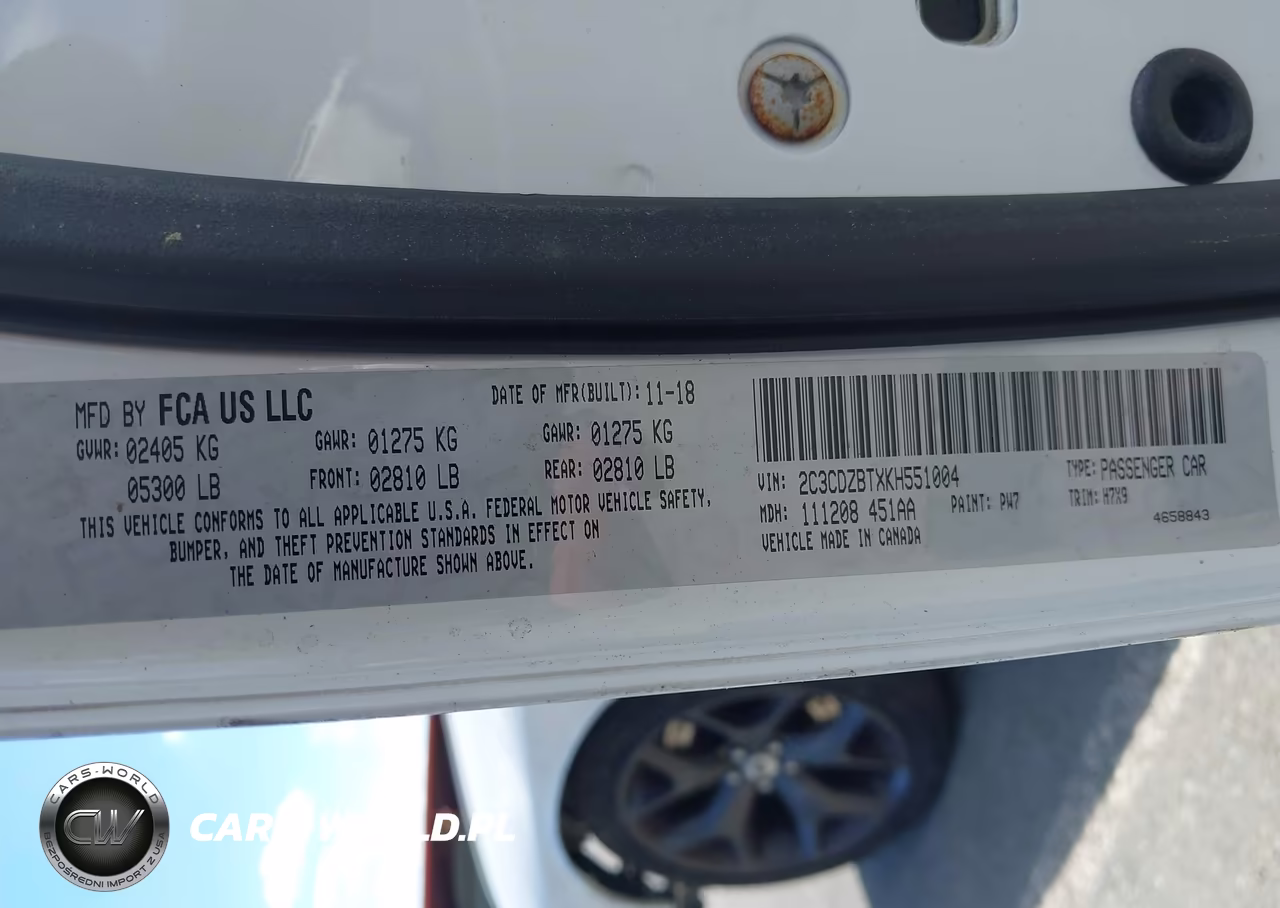 2019 Dodge Challenger R-T VIN:2C3CDZBTXKH551004 - 9