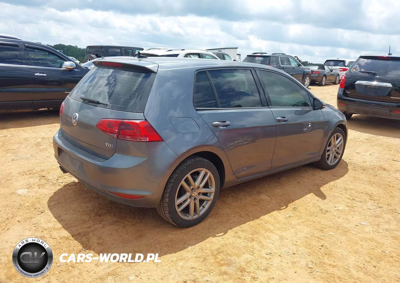 2015 Volkswagen Golf Tdi Sel 4-Door VIN:3VW2A7AU8FM012299 - 4