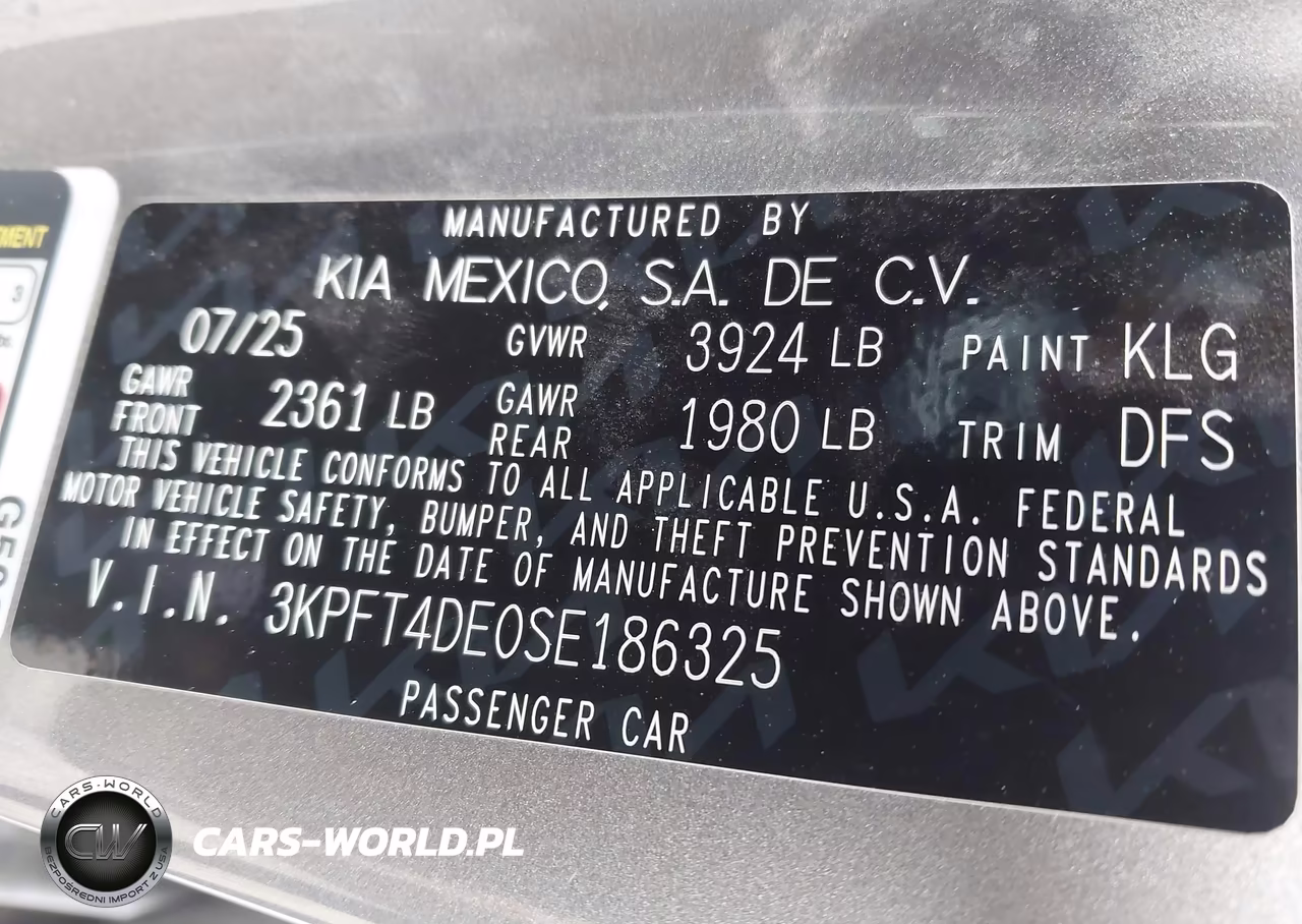 2025 Kia K4 Lx VIN:3KPFT4DE0SE186325 - 9
