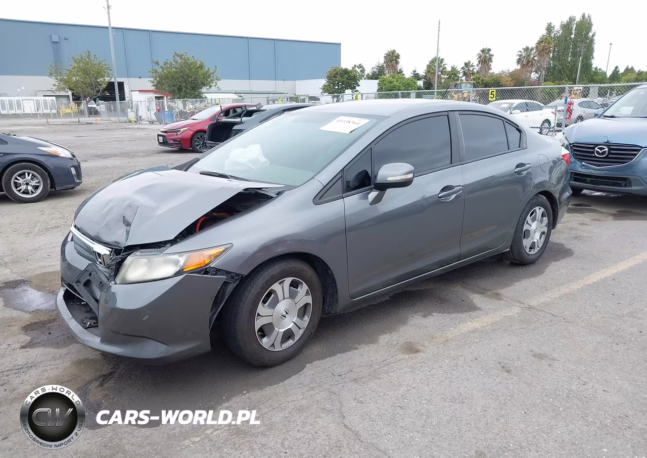 2012 Honda Civic Hybrid VIN:JHMFB4F39CS010675 - 2