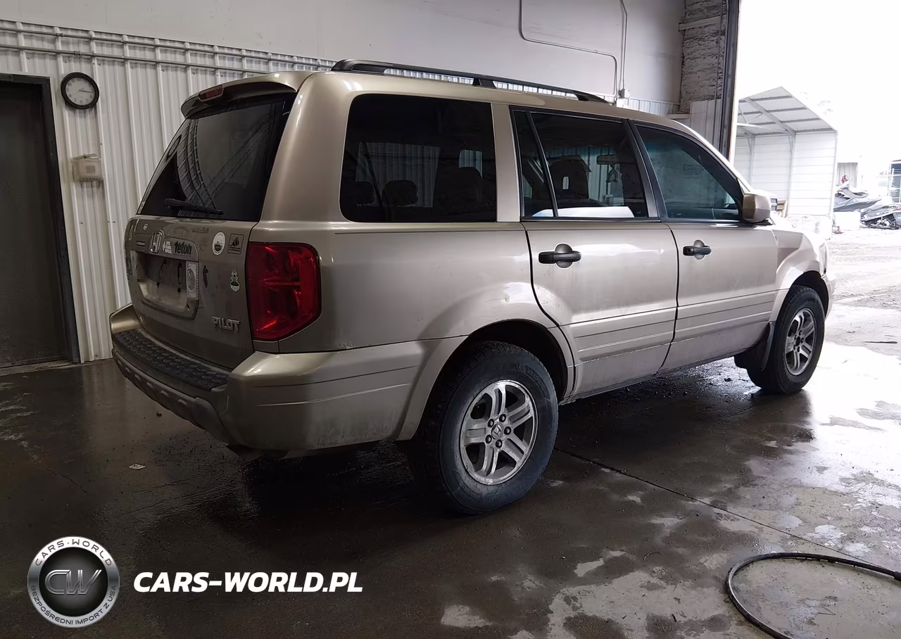 2005 Honda Pilot Ex-L VIN:2HKYF18695H504671 - 4
