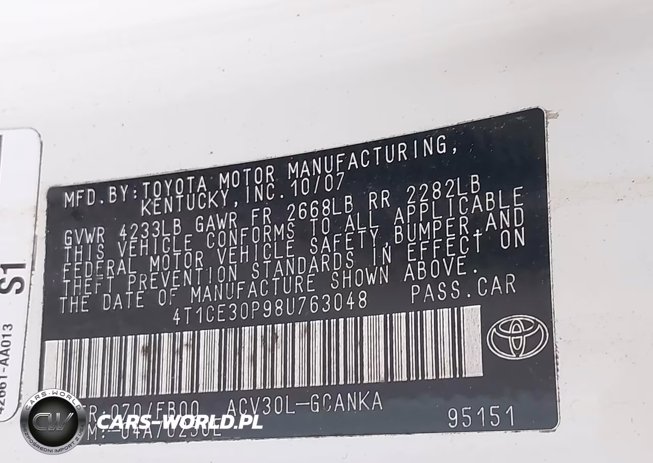 2008 Toyota Camry Solara Se VIN:4T1CE30P98U763048 - 9