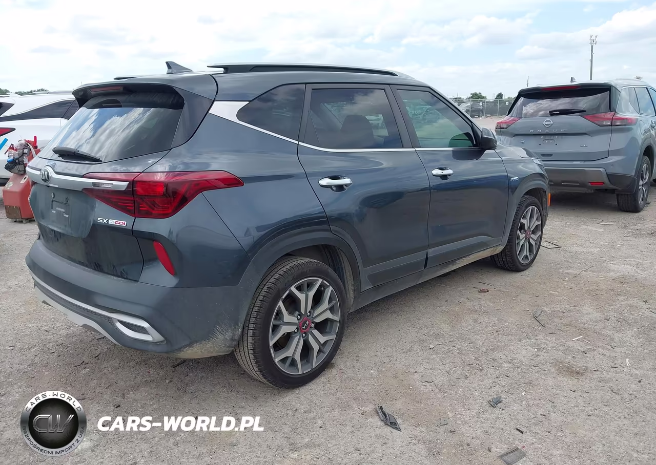 2021 Kia Seltos Sx Turbo VIN:KNDETCA22M7150011 - 4