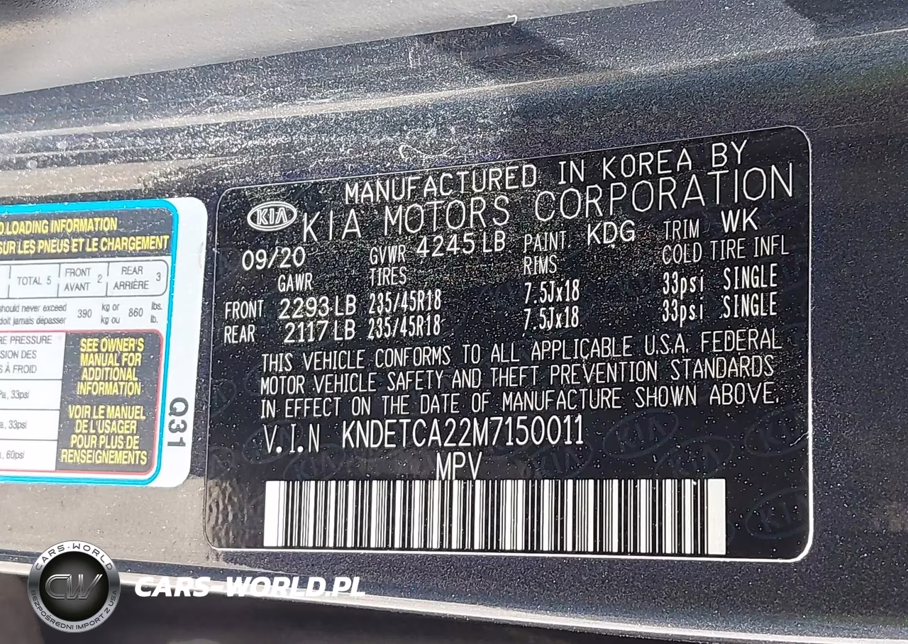 2021 Kia Seltos Sx Turbo VIN:KNDETCA22M7150011 - 9