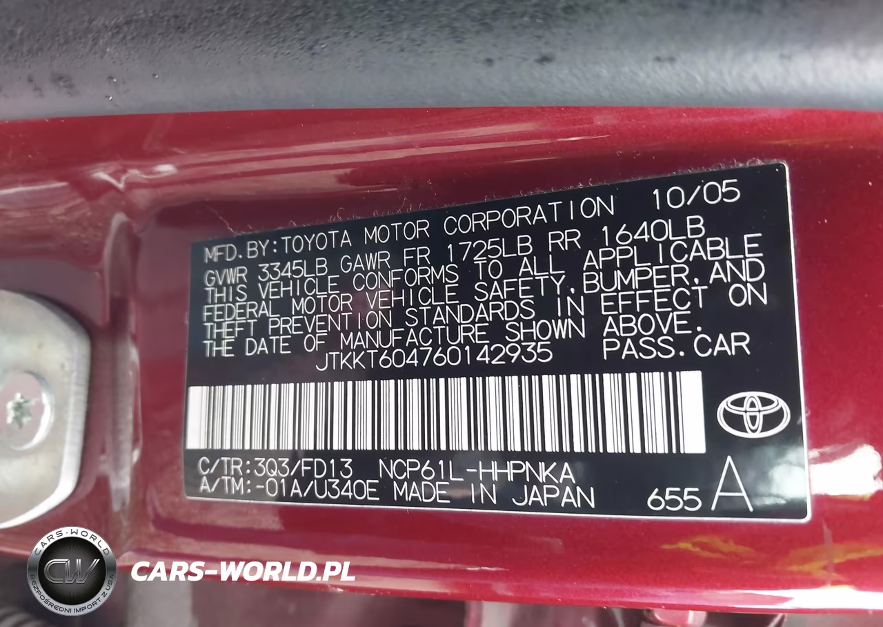 2006 Scion Xa VIN:JTKKT604760142935 - 9