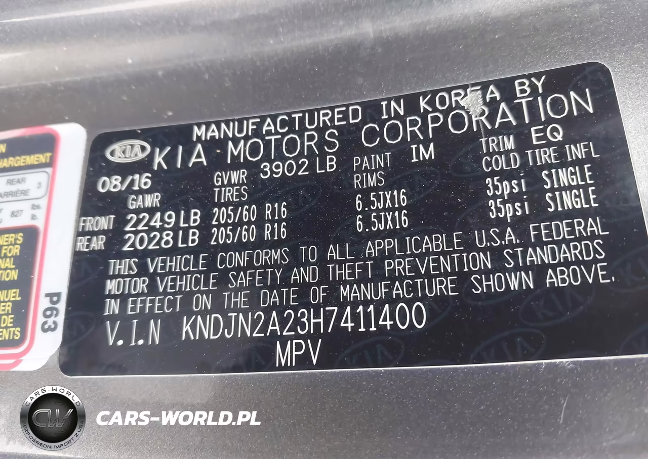 2017 Kia Soul VIN:KNDJN2A23H7411400 - 9