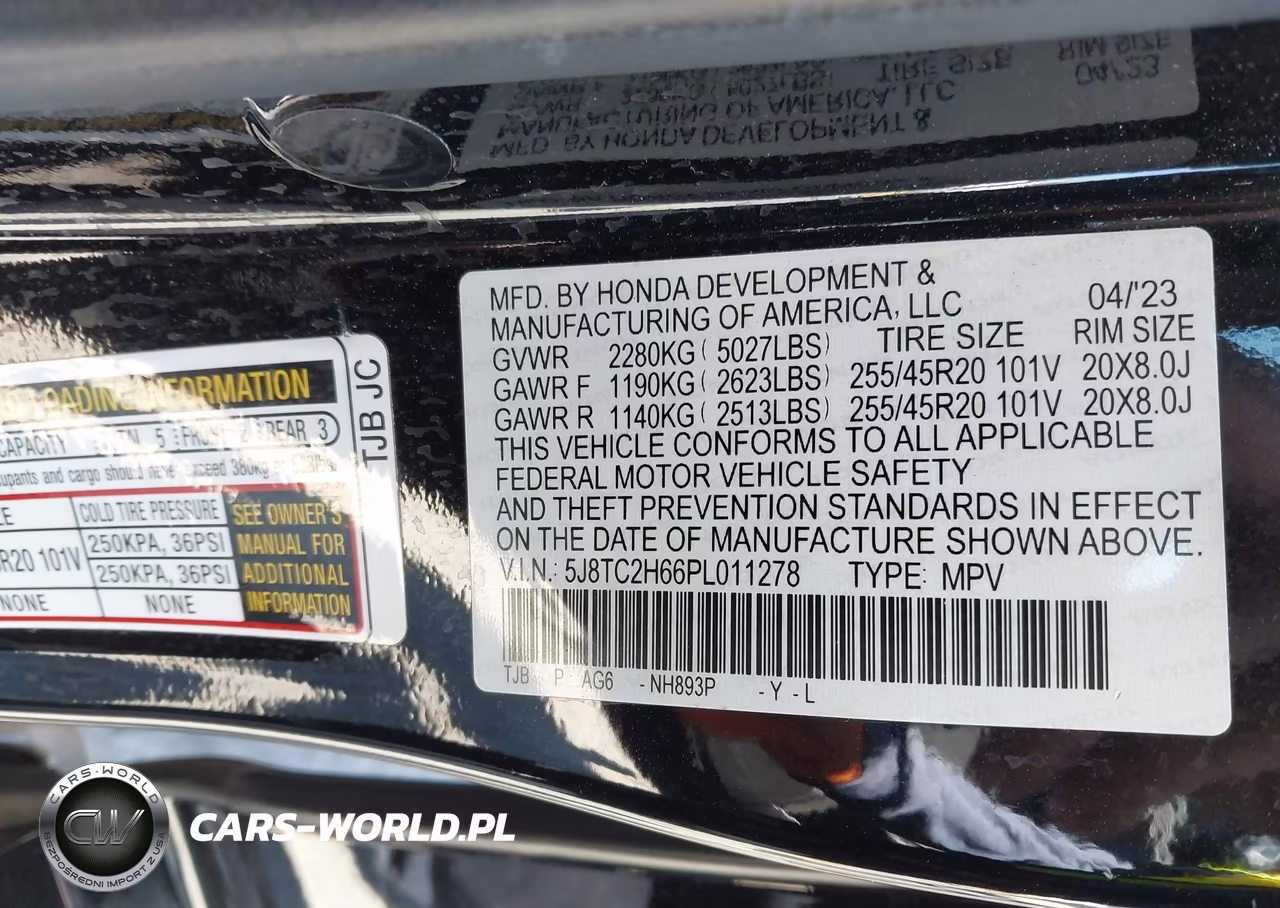 2023 Acura Rdx A-Spec Package VIN:5J8TC2H66PL011278 - 9