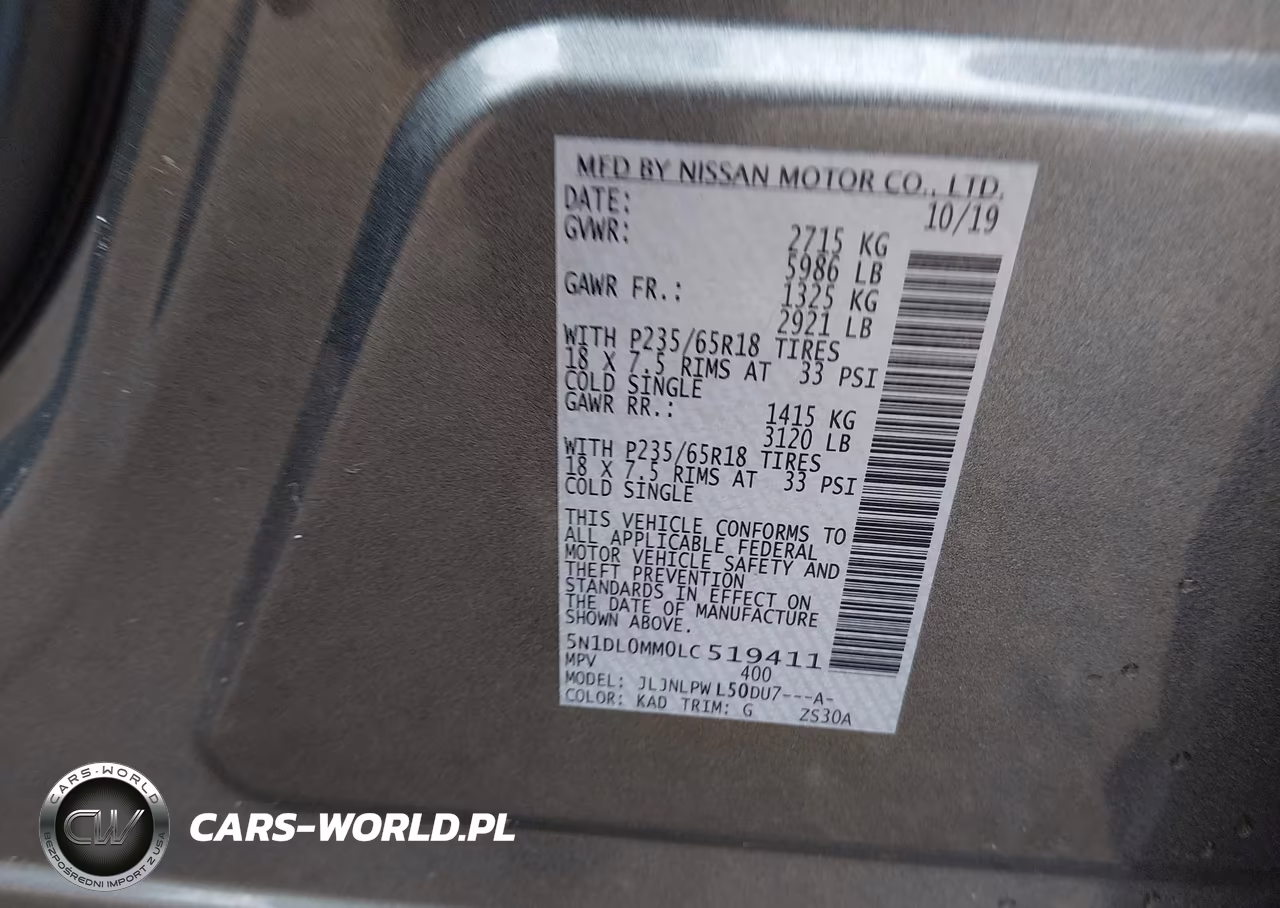 2020 Infiniti Qx60 Pure Awd VIN:5N1DL0MM0LC519411 - 9