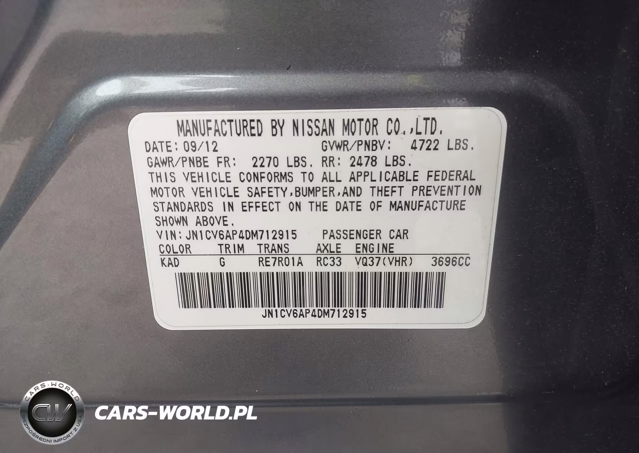 2013 Infiniti G37 Journey VIN:JN1CV6AP4DM712915 - 9