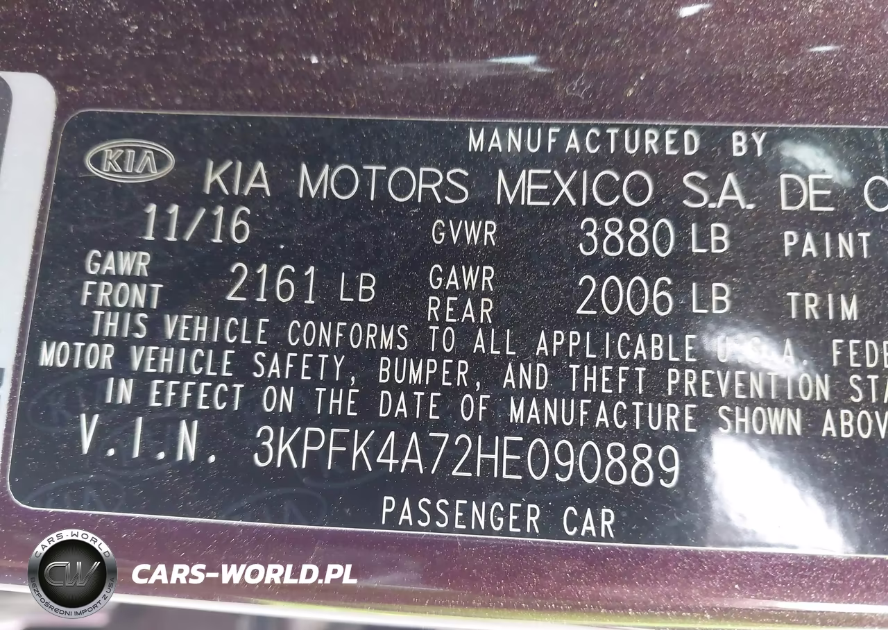 2017 Kia Forte Lx VIN:3KPFK4A72HE090889 - 9
