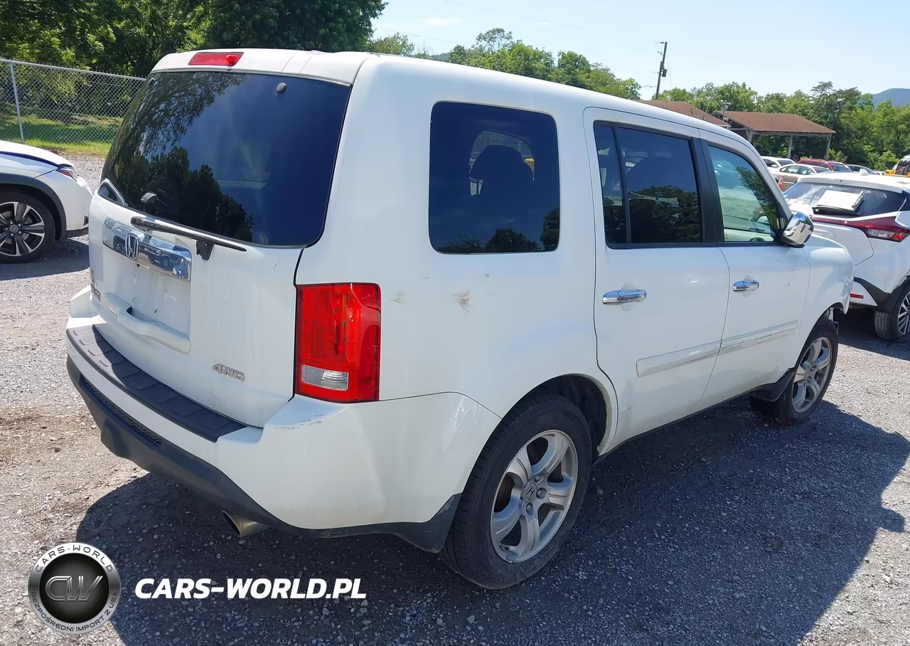 2014 Honda Pilot Ex-L VIN:5FNYF4H77EB055452 - 4