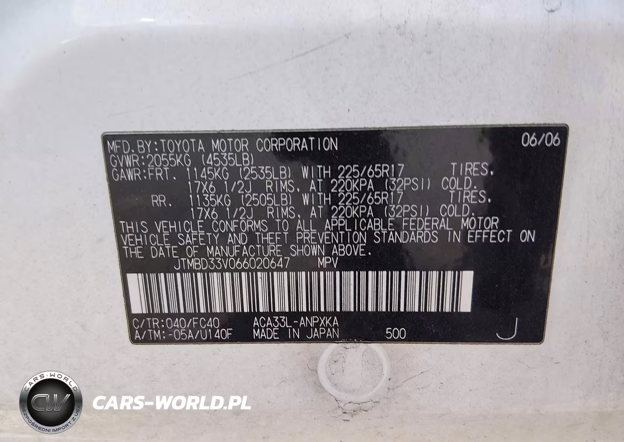 2006 Toyota Rav4 VIN:JTMBD33V066020647 - 9